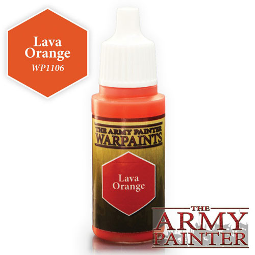 

Аксессуары Army Painter Warpaint: Lava Orange (18ml)