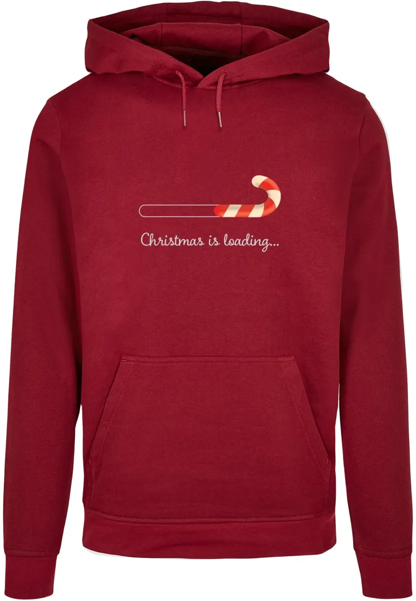 

Толстовка с капюшоном Merchcode " Merchcode Men's Christmas Loading Basic Hoody", цвет Burgundy