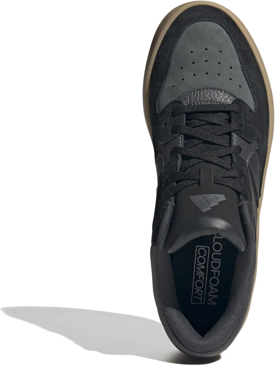 Кроссовки теннисные Adidas, Black/Carbon/Grey — фото 2