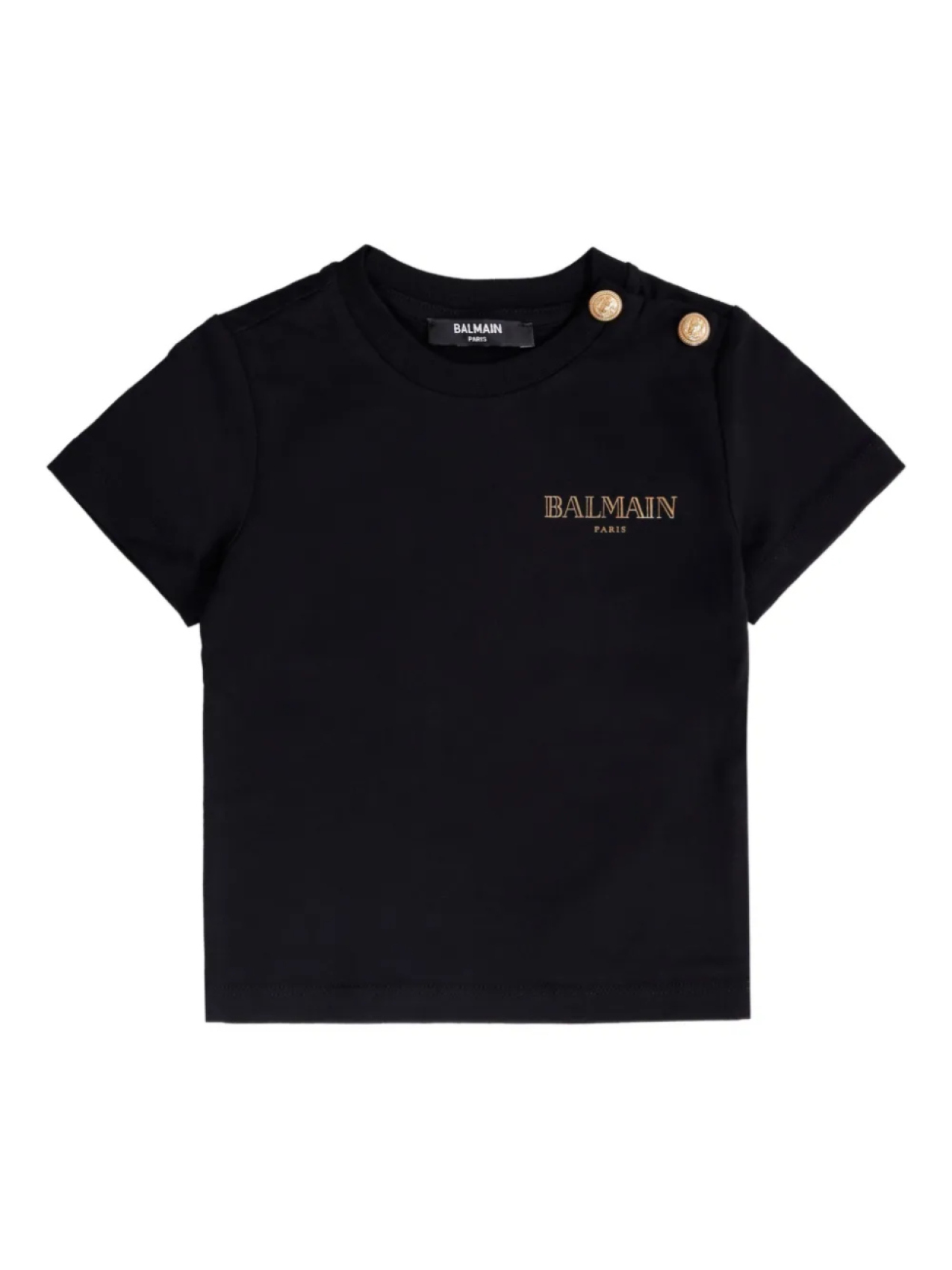 

Футболка с логотипом Balmain Kids, черный