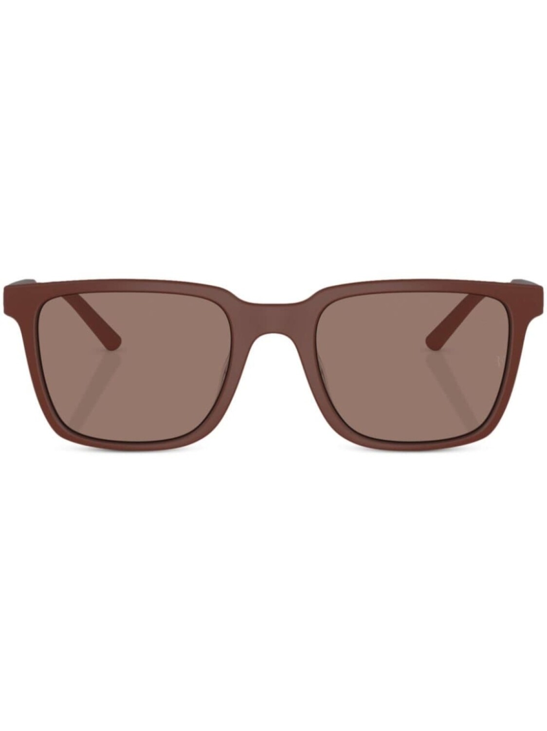 

Oliver Peoples солнцезащитные очки Mr. Federer в квадратной оправе, красный