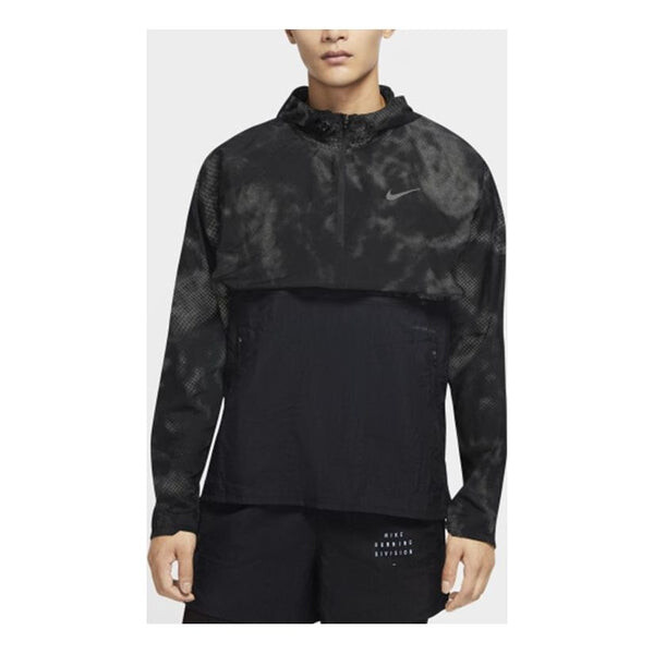 

Куртка run division flash running storm jacket black Nike, черный