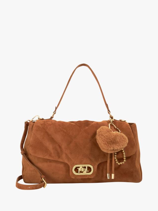 

Плечевая сумка Regency из замши Dune London, Chestnut