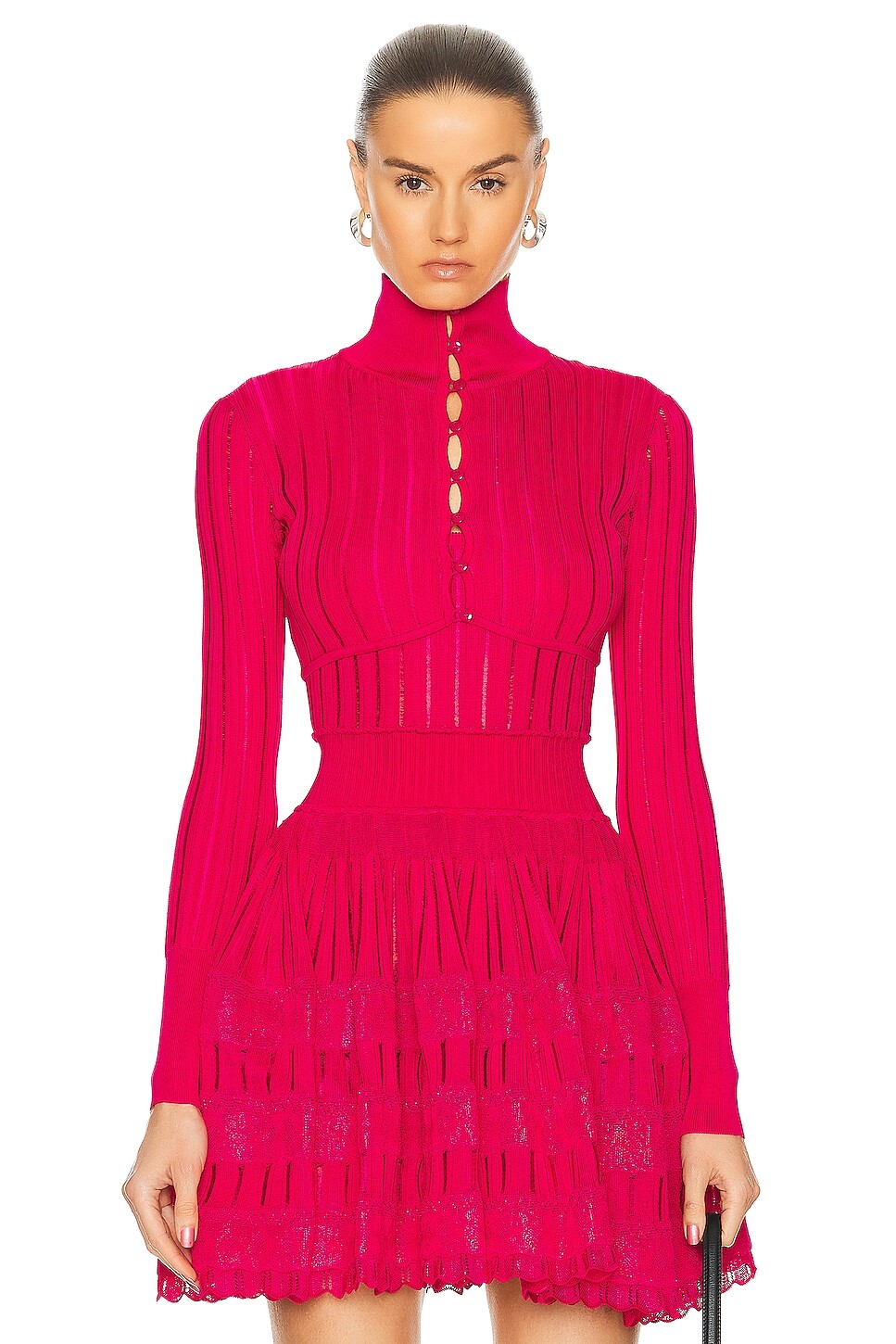 

Кринолиновый кардиган ALAÏA, цвет Bougainville