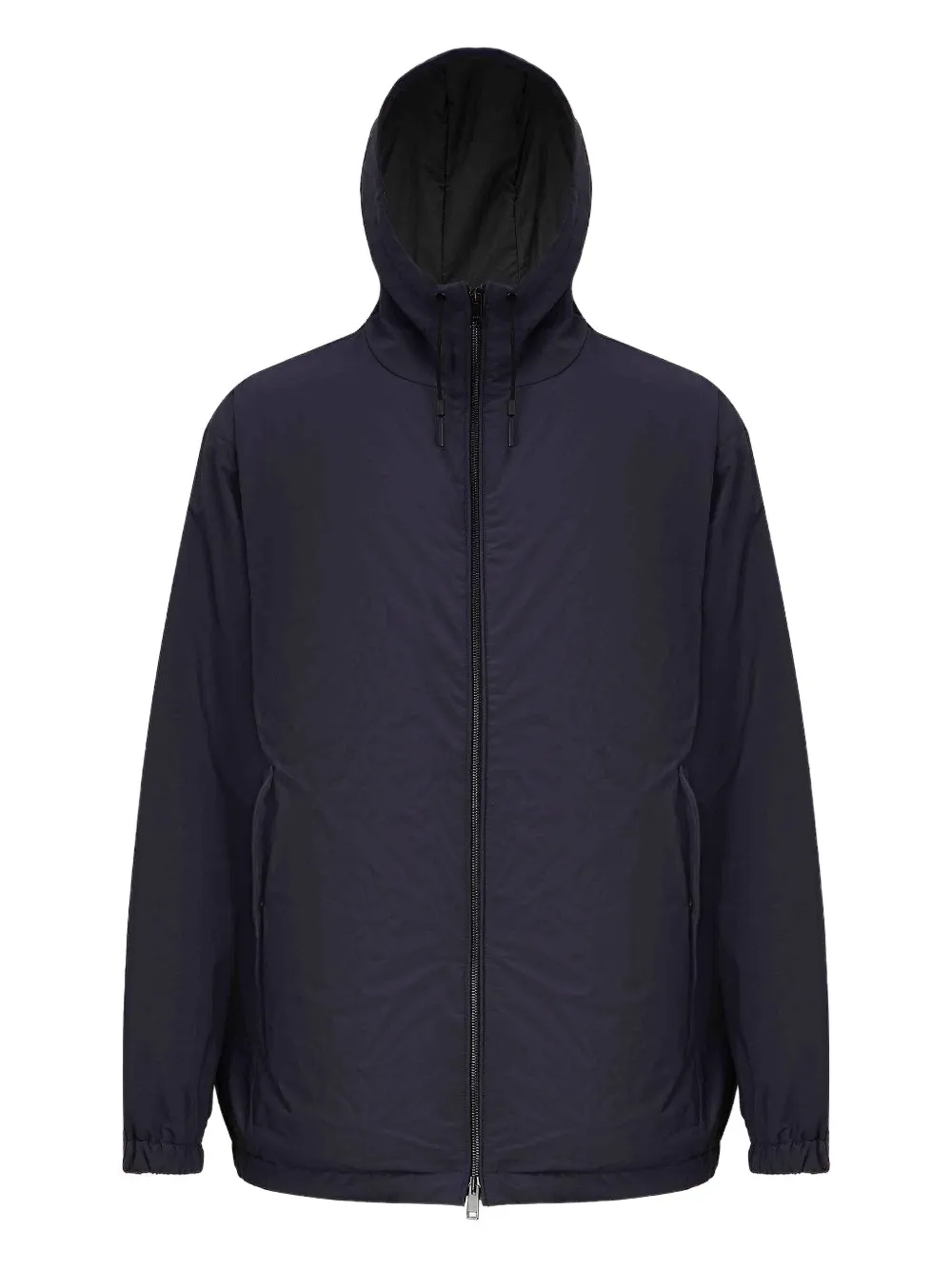 

Куртка на молнии с капюшоном Zegna, синий