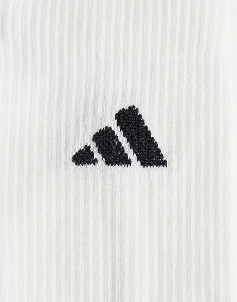 Комплект из 3 пар носков для бега Adidas Performance Running Essentials, белый — фото 3