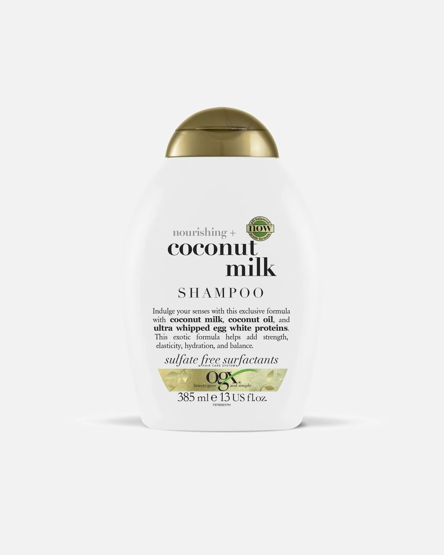 Шампунь с кокосовым молоком Ogx, 385 мл