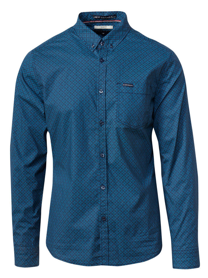 

Рубашка с длинным рукавом KOROSHI, синий