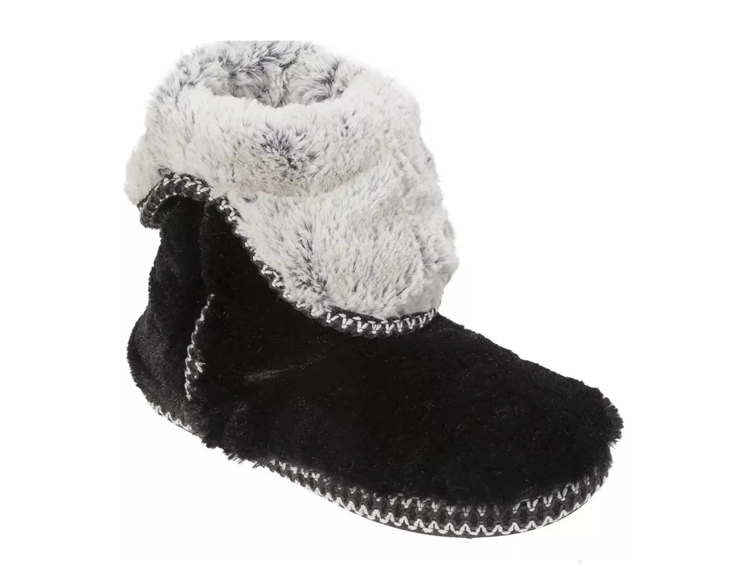 Тапочки-ботинки Dearfoams Beth Bootie Slipper — женские, черные