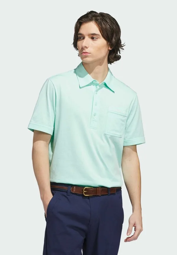Оригинальная рубашка-поло с карманом Adidas Golf Originals, Clear Mint