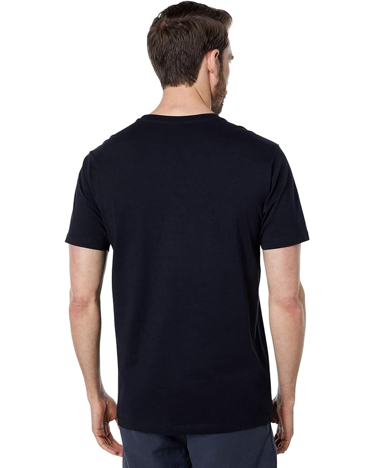 

Футболка U.S. POLO ASSN. Short Sleeve Crew Neck Square Pony Logo Uspa Print Tee, черный