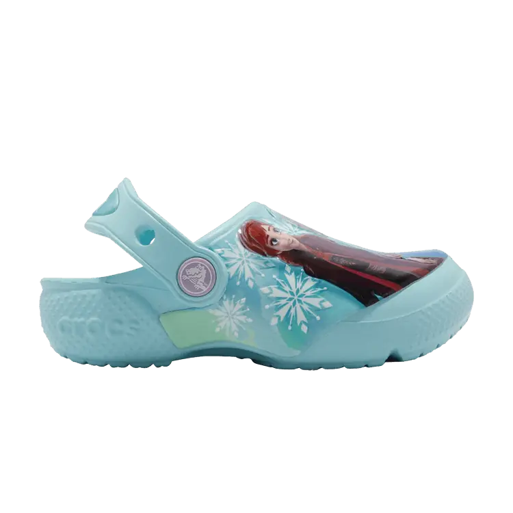 

Кроссовки Crocs Frozen 2 x Clog Toddler Fun Lab - Anna And Elsa, синий