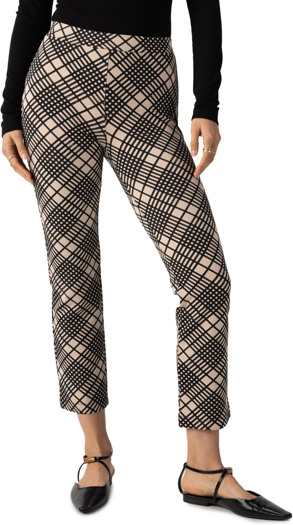 

Брюки Sanctuary Carnaby Kick Crop, цвет Graphic Plaid