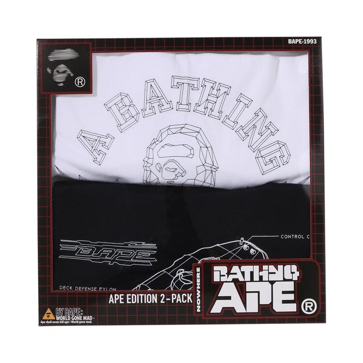 

Футболка BAPE Tee Package Box #2, разноцветный