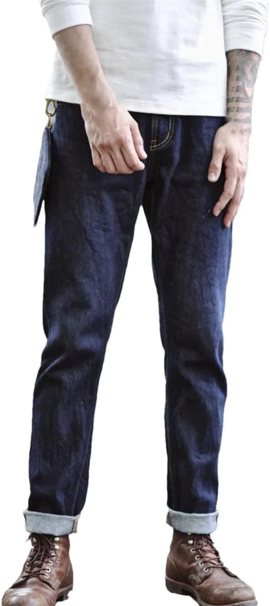 Джинсы с защитой от складок, Selvedge, Indigo