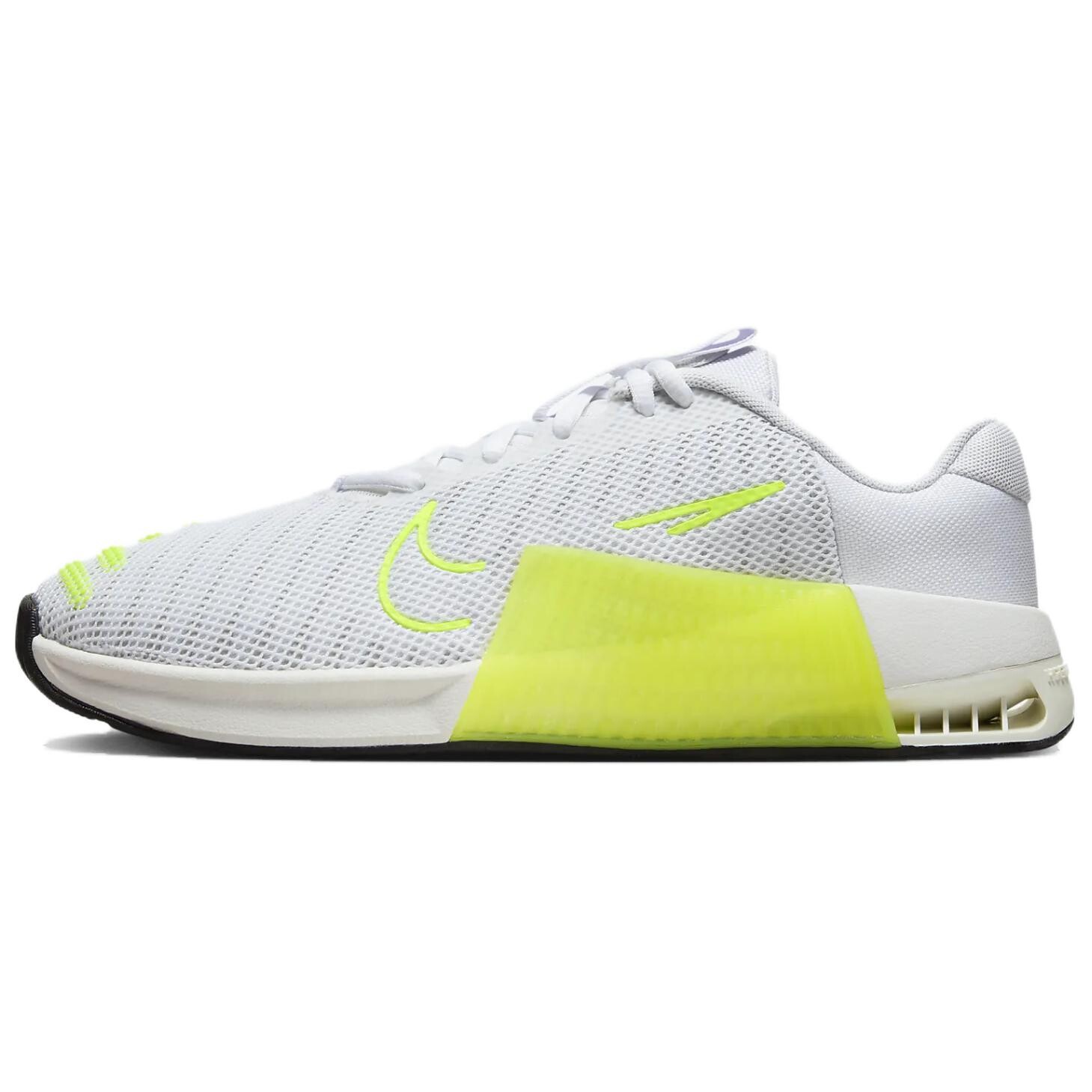 

Кроссовки Metcon 9 женские с низким верхом, белые и желтые Nike