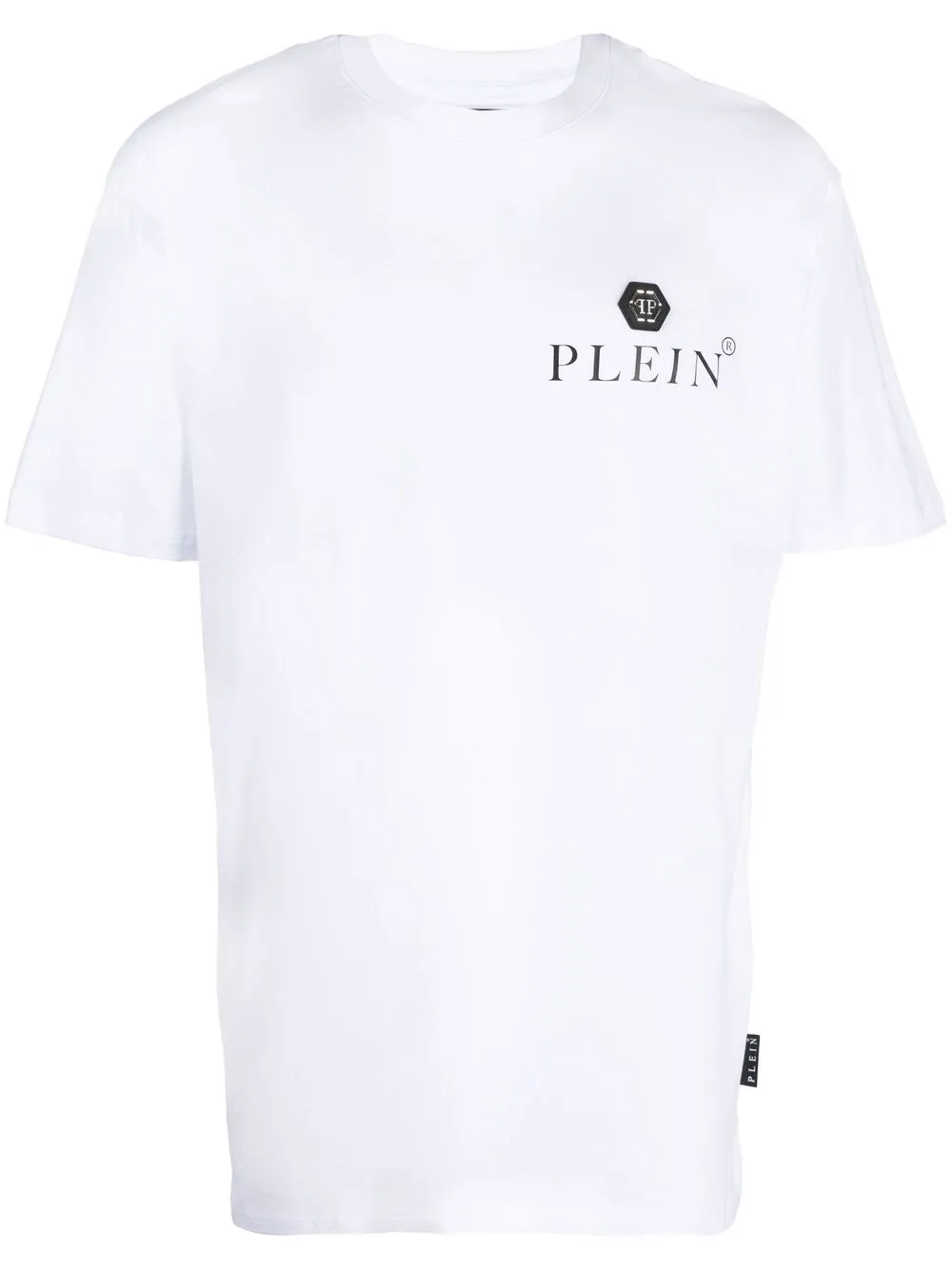 

Футболка с логотипом Hexagon Philipp Plein, белый