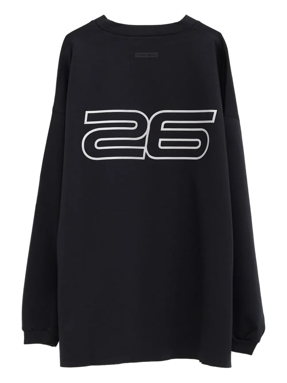 Лонгслив в стиле 90-х из ткани понте Fear Of God Essentials, черный — фото 2