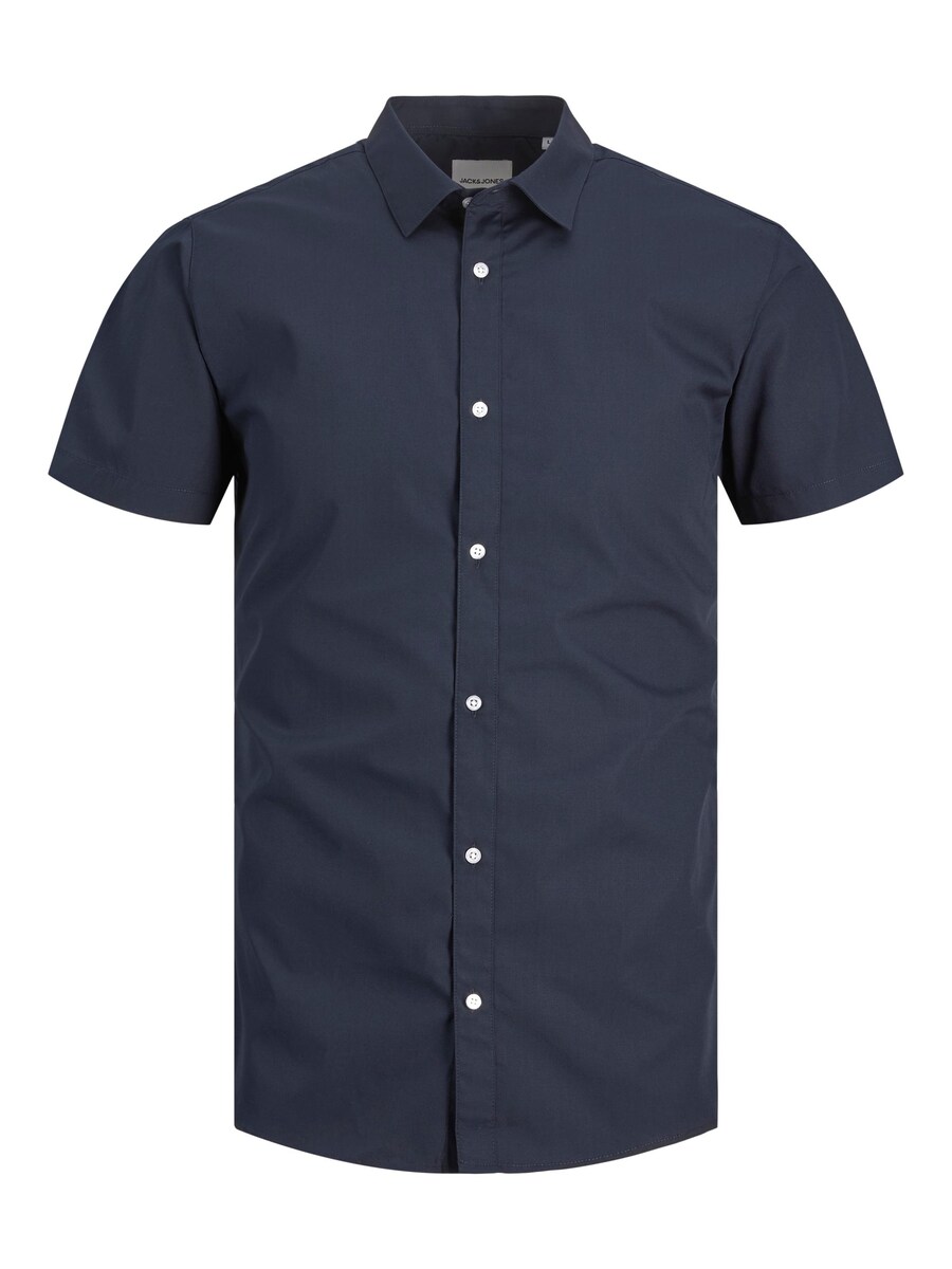 

Приталенная рубашка на пуговицах JACK & JONES JOE, темно-синий