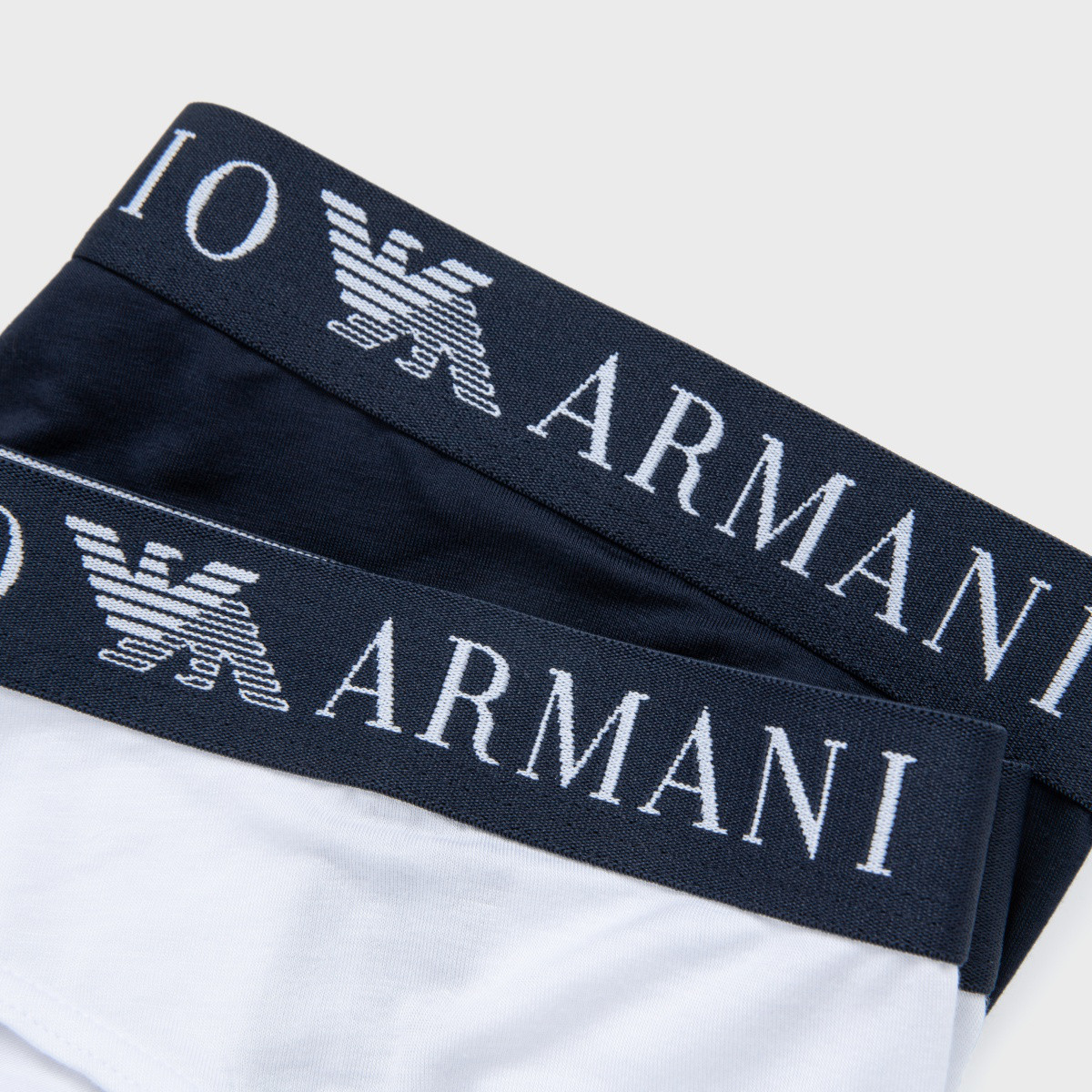 Нижнее белье мужское 2 шт, белый+темно-синий EMPORIO ARMANI — фото 3