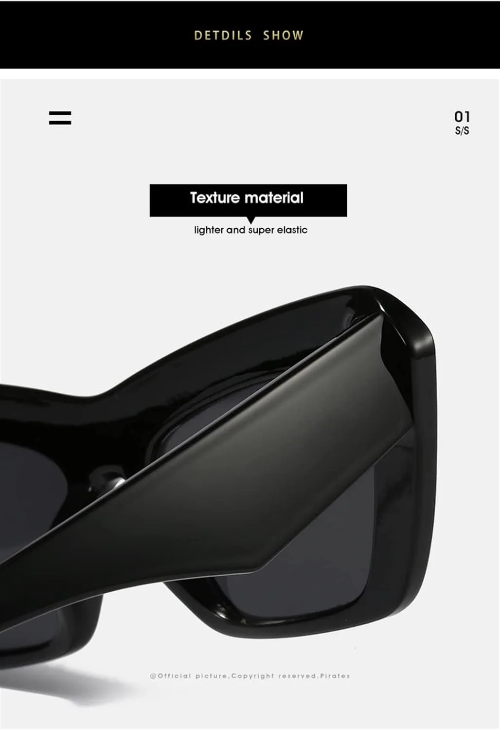 

Треугольные солнцезащитные очки в стиле «кошачий глаз» с сетчатым рисунком, красные, в стиле хип-хоп, для мужчин и женщин (Цвет: B, Размер: Средний) MTZJH, One Color