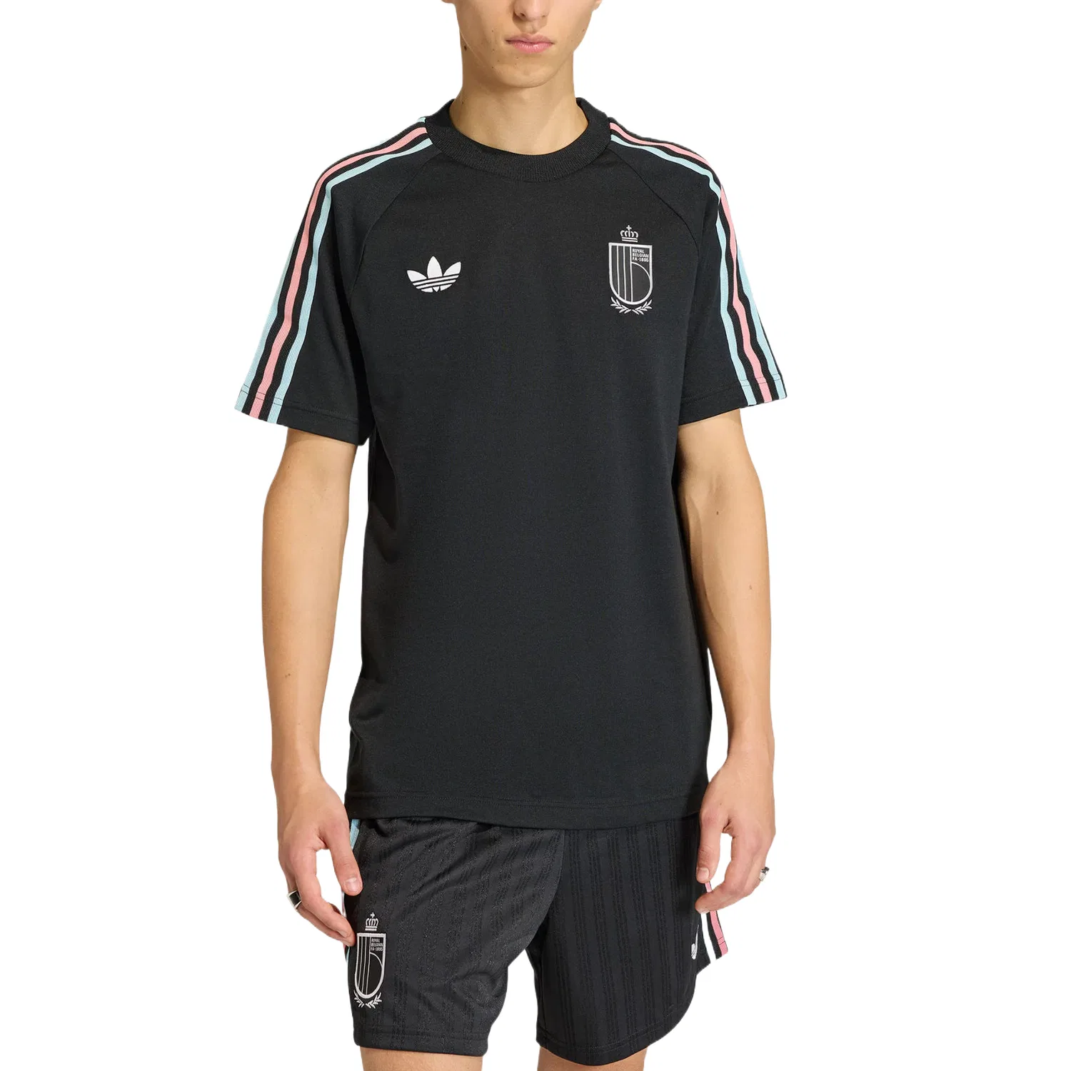 Футболка с круглым вырезом Adidas Originals Black — фото 3