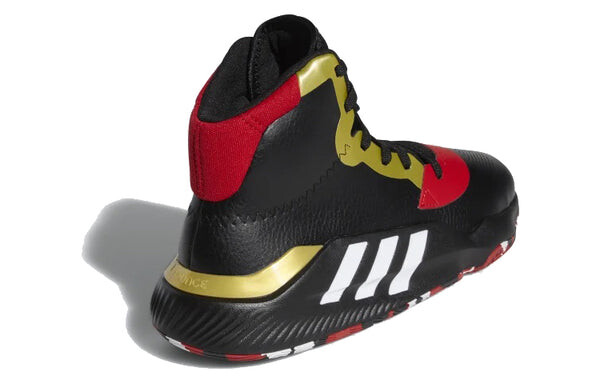 Кроссовки pro bounce 2019 Adidas, черный — фото 4