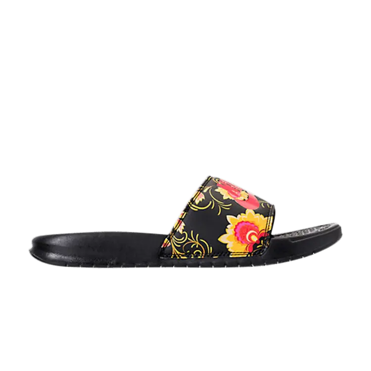 Сандалии Nike Wmns Benassi Slide 'Floral', черный