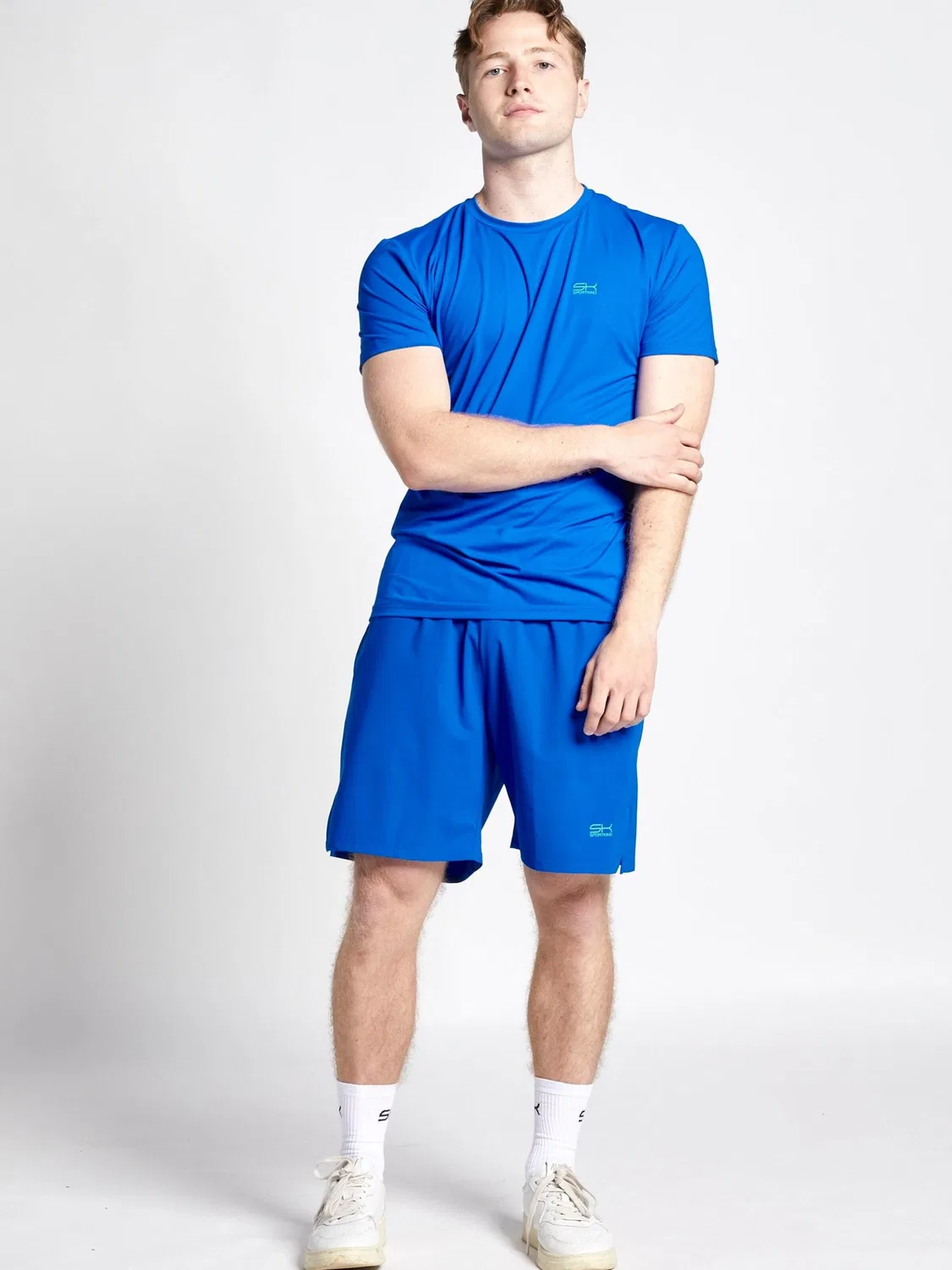 Спортивные шорты Sportkind Regular Workout Pants Performance Shorts цвета кобальтово-синего — фото 2