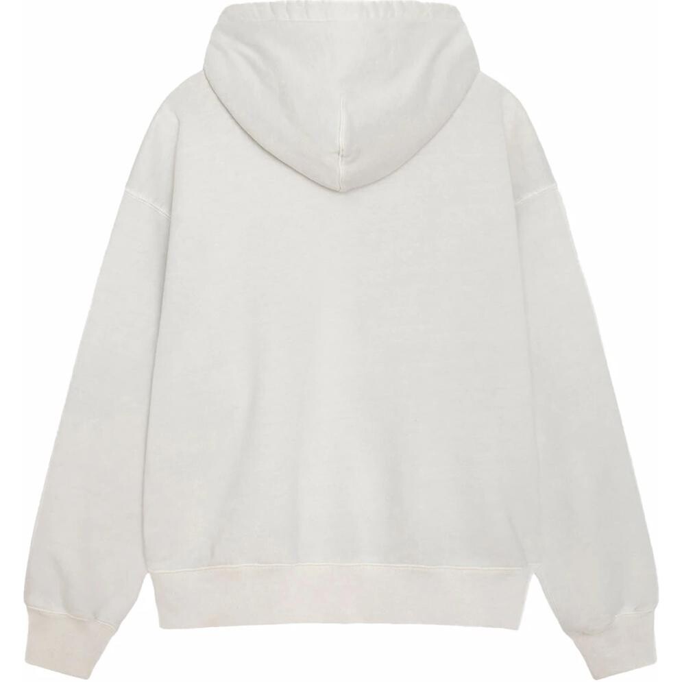 Stussy X Pigment Dyed Fleece Hoodie Zip Hoodie Asia Sizing Nike, белый — фото 2