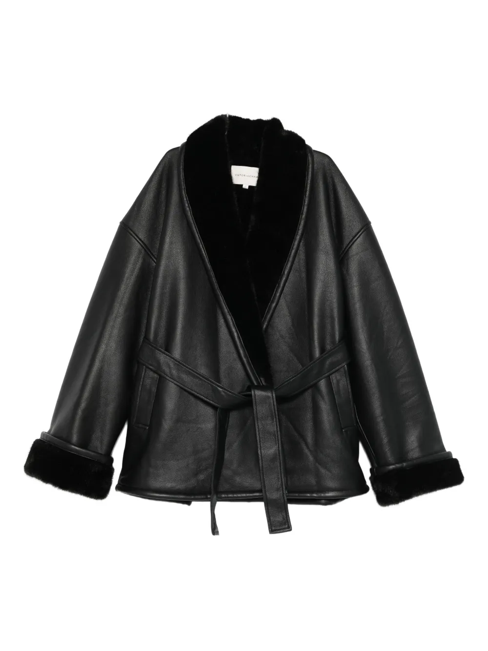 

Куртка с поясом Viktoria Chan, черный