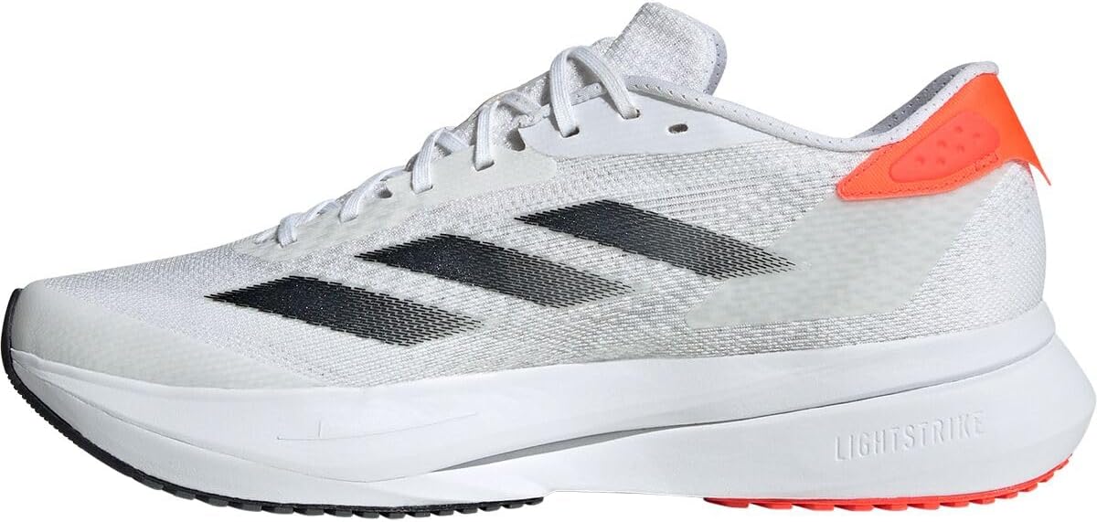 Мужские кроссовки Adidas Adizero SL2, белый/черный/оранжевый — фото 4