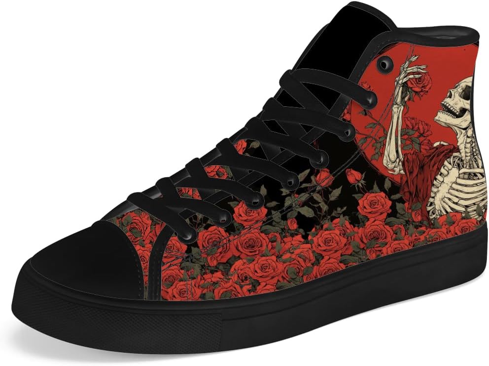 

Кеды на высокой подошве с черепом chebing, женские и мужские, с текстильным верхом, шнуровкой, повседневные, подарочные для мужчин и женщин, черный