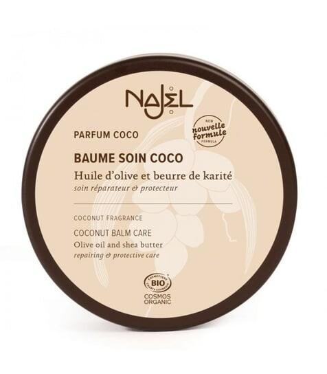 

Кокосовый бальзам для ухода, сертифицирован COSMEBIO, 100 г, Najel