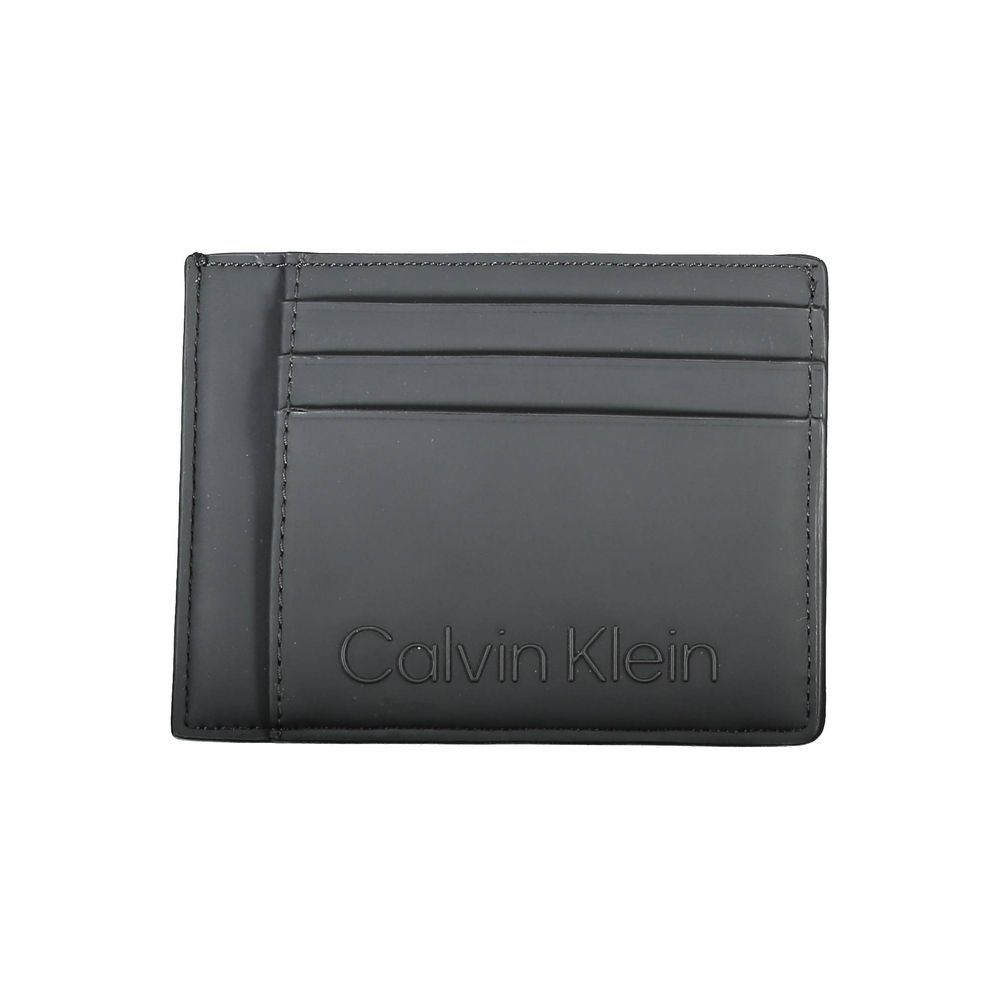 

Черный мужской кошелек из полиэстера Calvin Klein