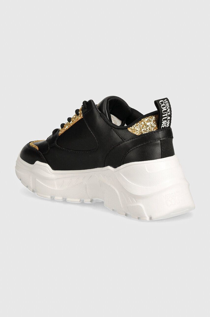 Кроссовки Versace Jeans Couture Speedtrack, черный — фото 4