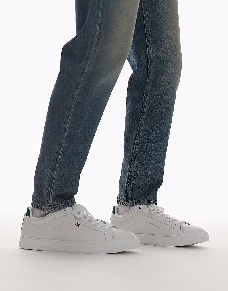 

Кроссовки Tommy Hilfiger Icon из кожи белого цвета