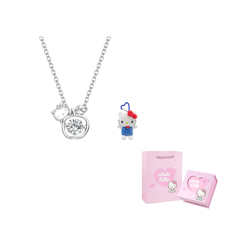 

Sanrio Колье из циркона с позолотой для женщин