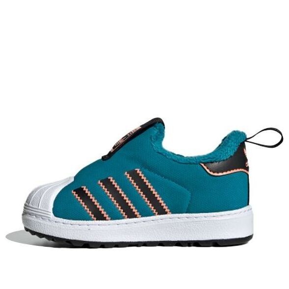 

Кроссовки оригинал суперстар 360 зима Adidas, синий