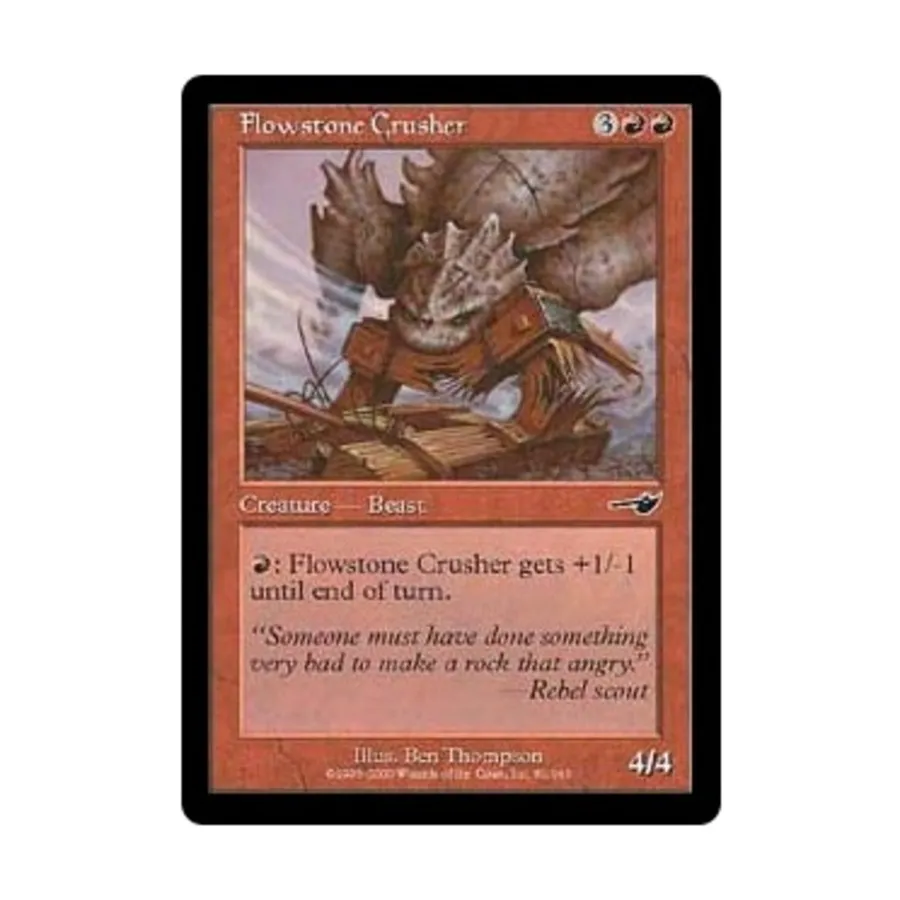 

CCG Дробилка Flowstone (C), MTG - Nemesis