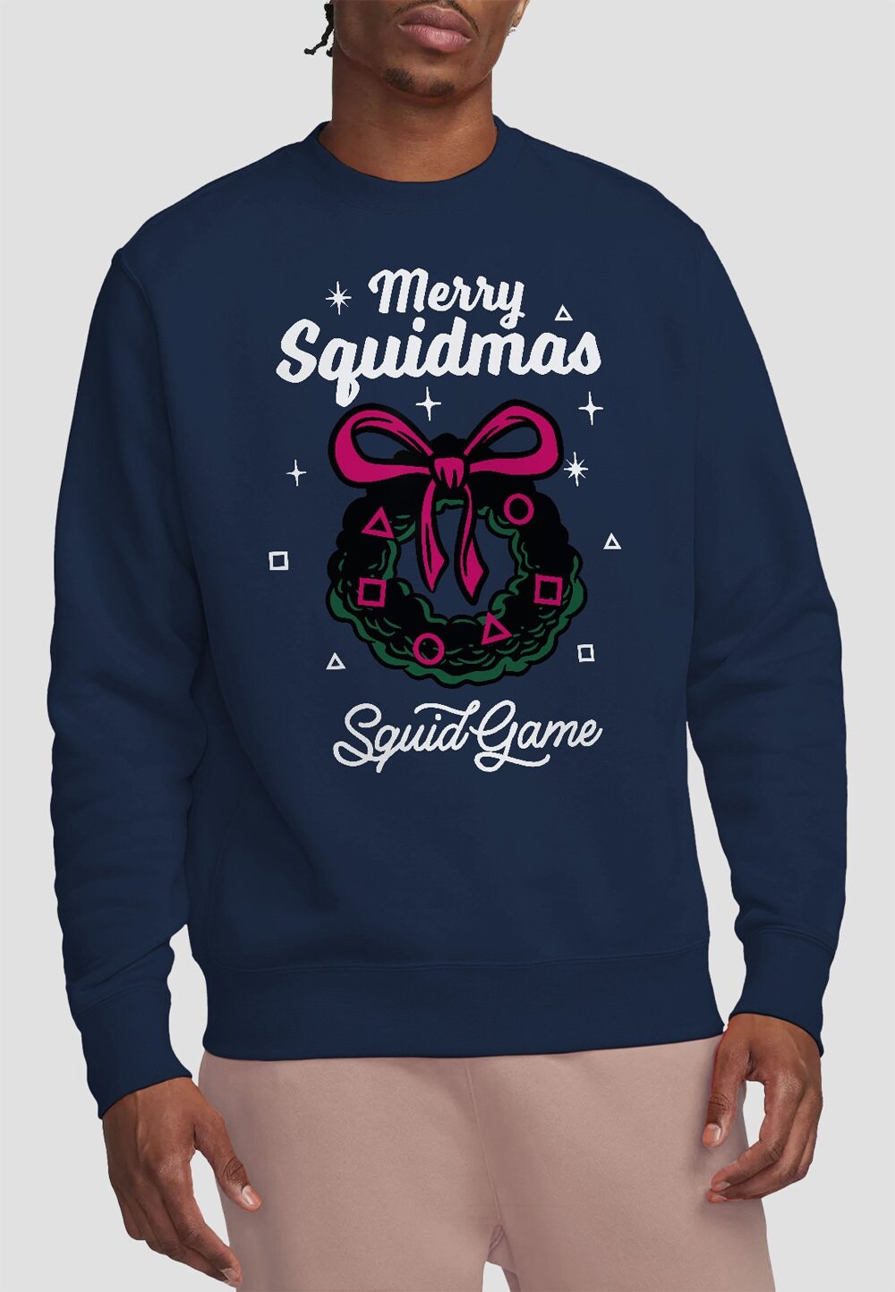 

Толстовка MERRY SQUIDMAS PRINT Cotton Soul, темно-синий