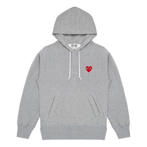 

Свитер hoodie 'grey' Comme Des Garcons Play, серый