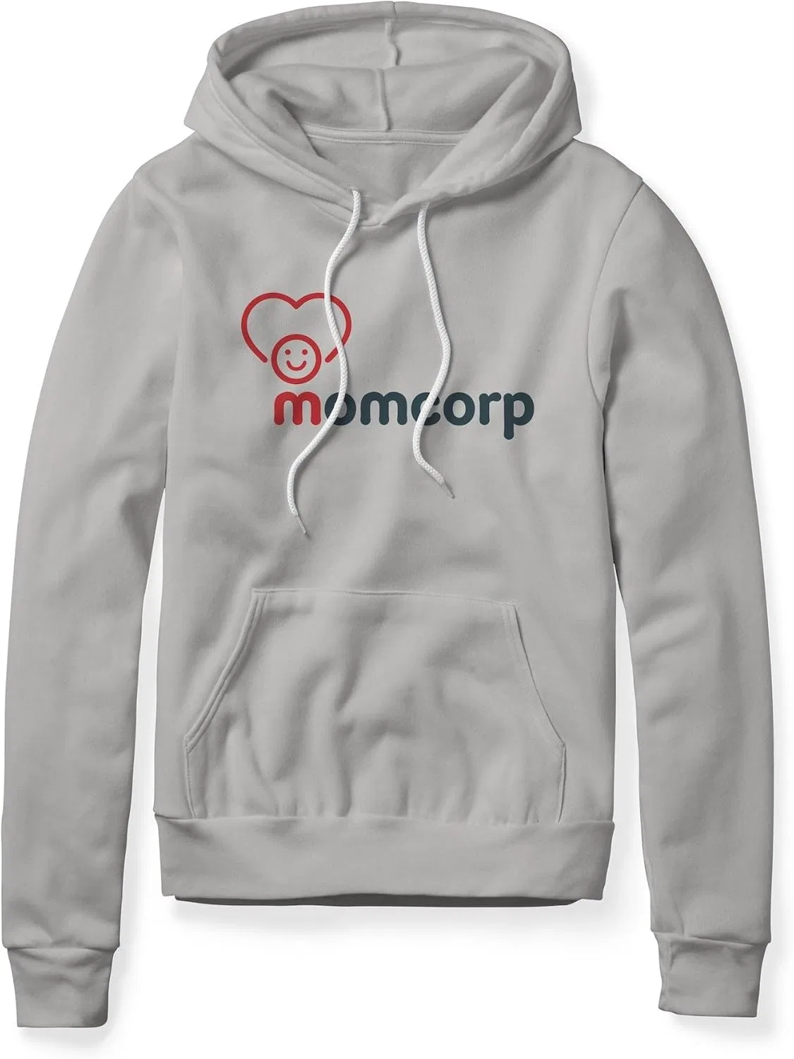 Худи с капюшоном MomCorp Logo, серый