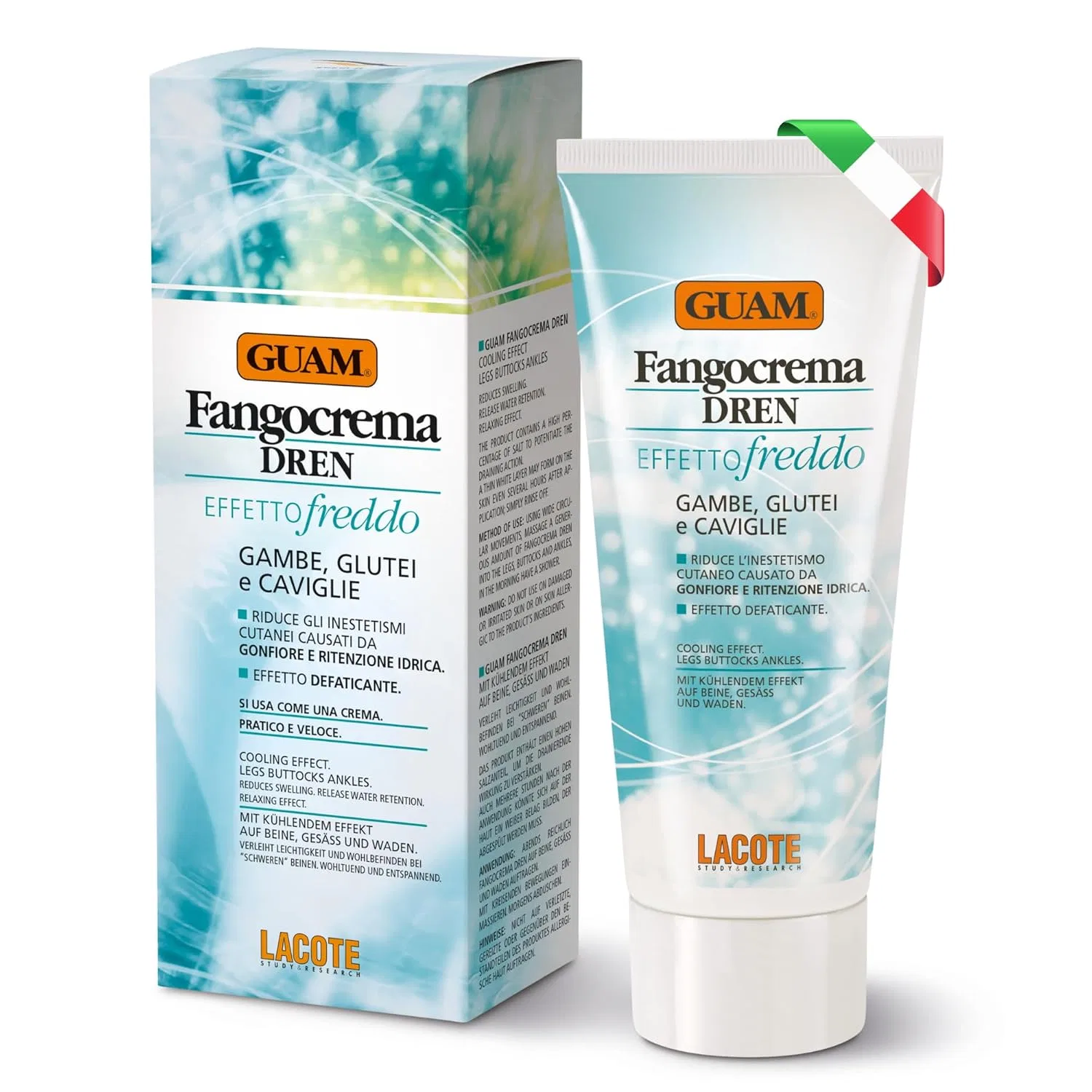 Крем-грязь для ног «Fangocrema Dren Active» от Guam Guam