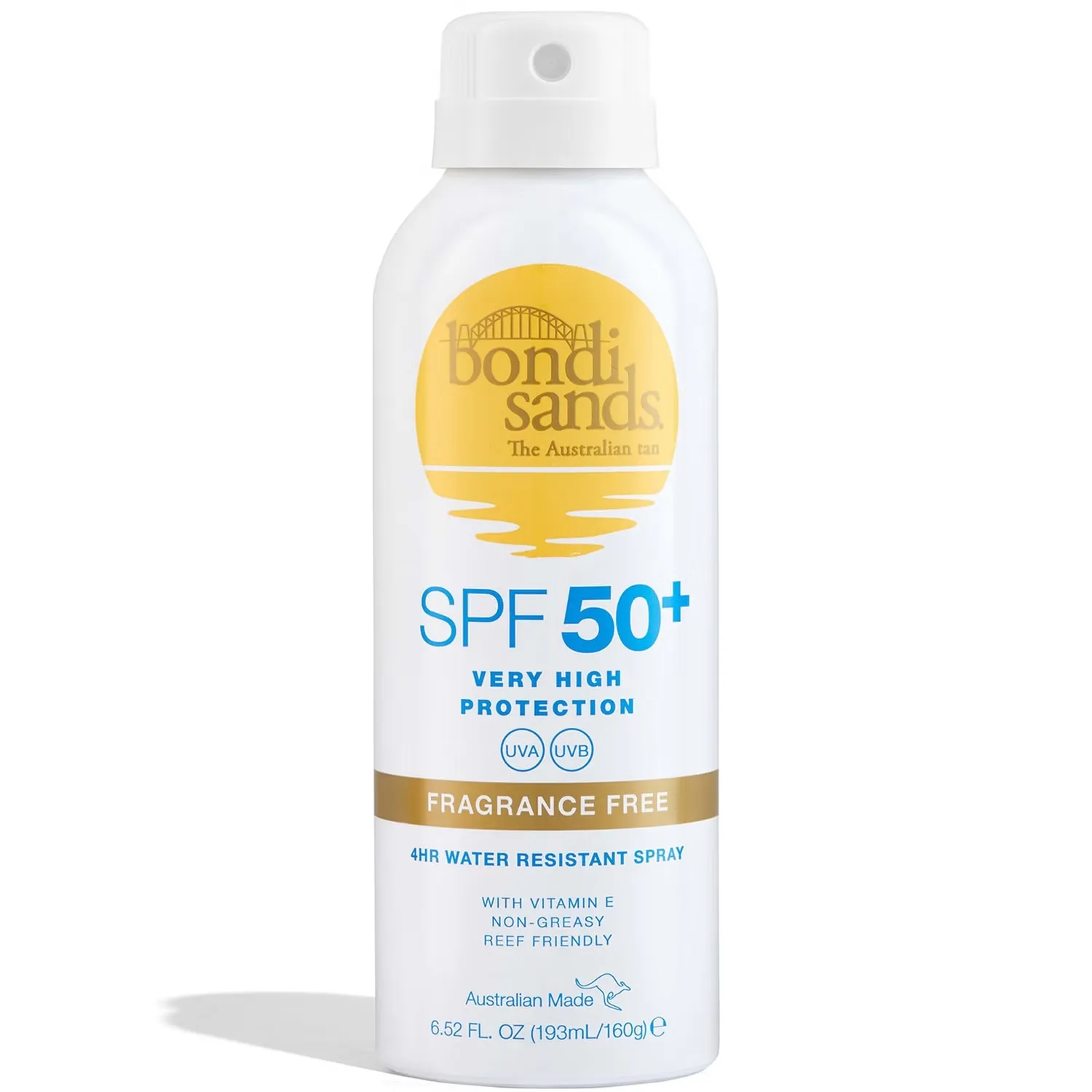 

SPF50 Аэрозольный спрей-спрей без запаха, 160 г Bondi Sands