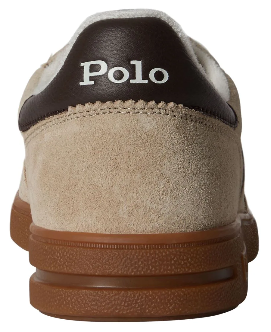 Мужские кроссовки Bedford на шнуровке Polo Ralph Lauren, бежевый — фото 3