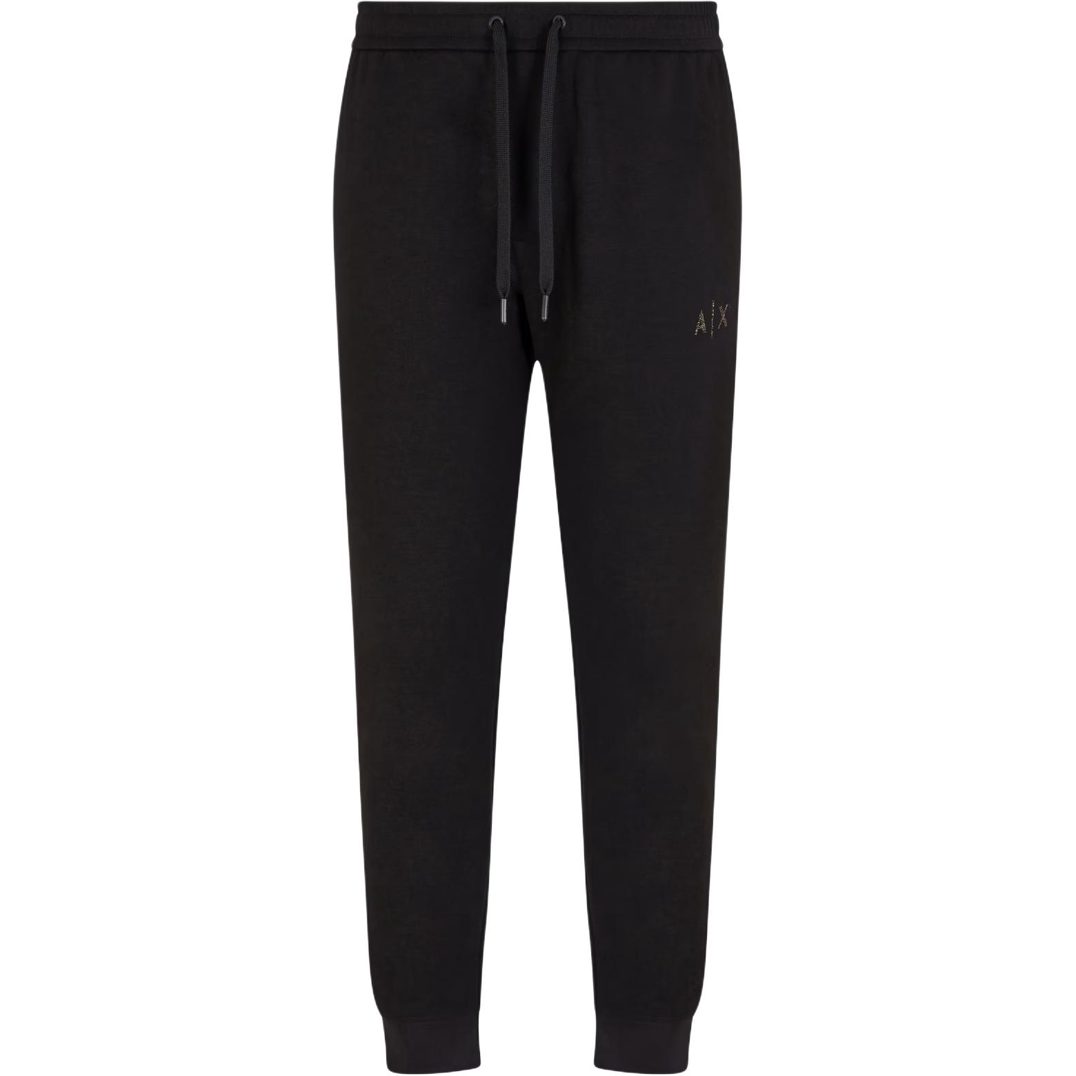 

Тренировочные брюки с вышитым логотипом ARMANI EXCHANGE, черный