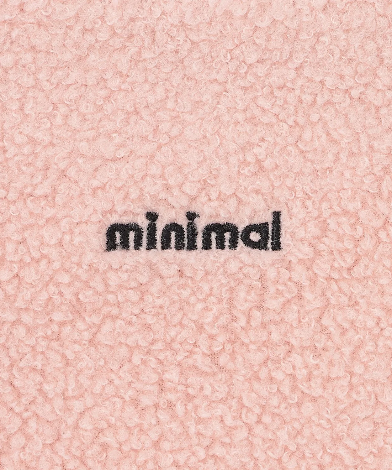 Свитер детский флисовый minimal с логотипом розовый — фото 4