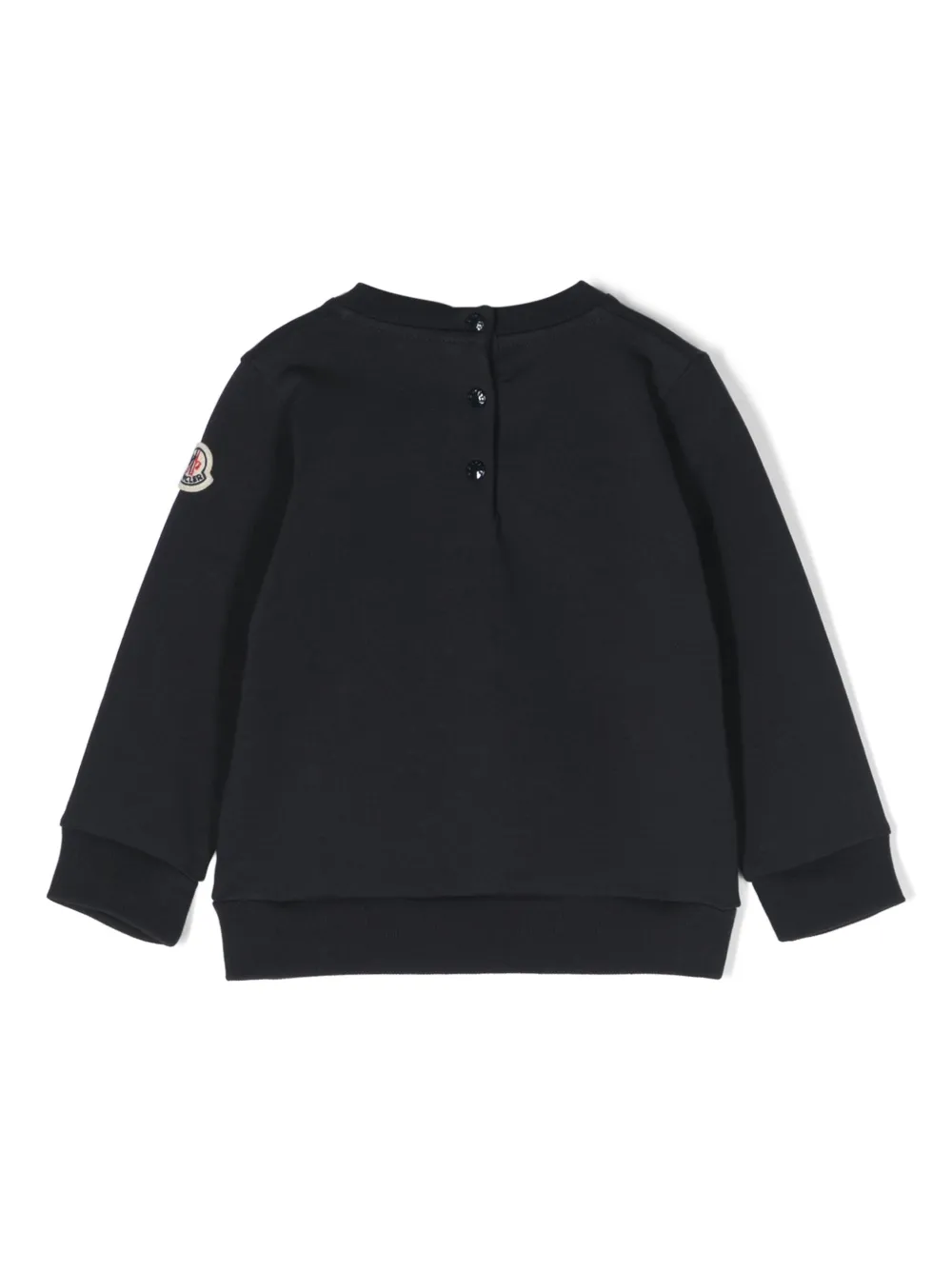 Толстовка с эффектом омбре и логотипом Moncler Enfant, синий — фото 2