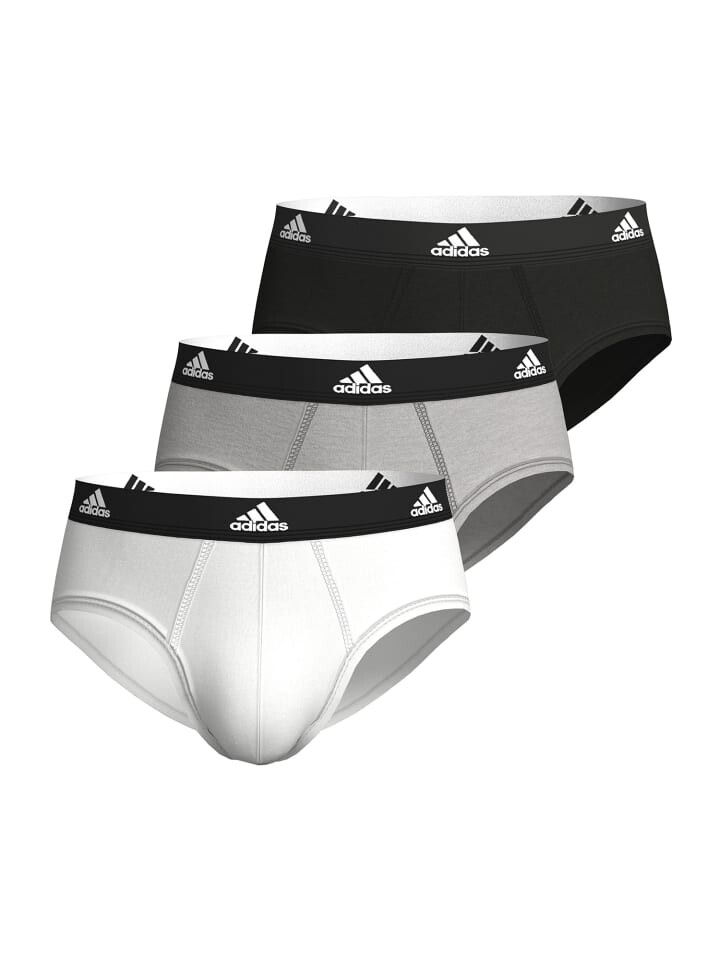 

Трусы adidas Slip Active Flex Cotton, цвет schwarz, weiß, grau
